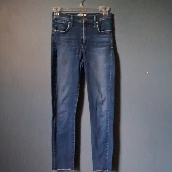 Agolde Skinny Jeans With A Raw Hem, Size 25 - Picture 2 of 6